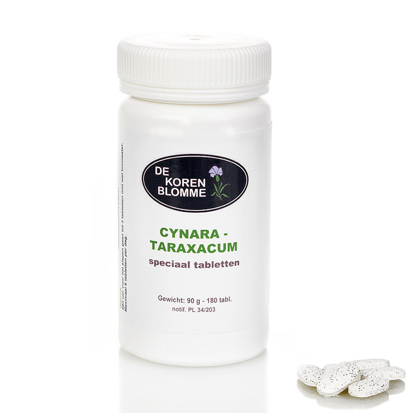 Cynara-taraxacum De Korenblomme - 180 tabletten -