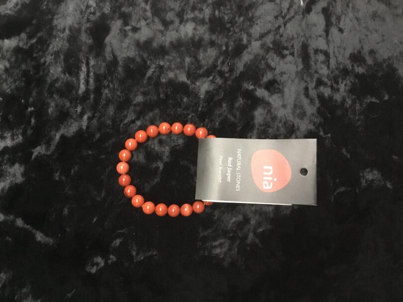Jaspe rouge bracelet perle