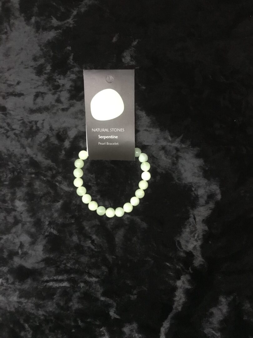 Serpentine bracelet perle