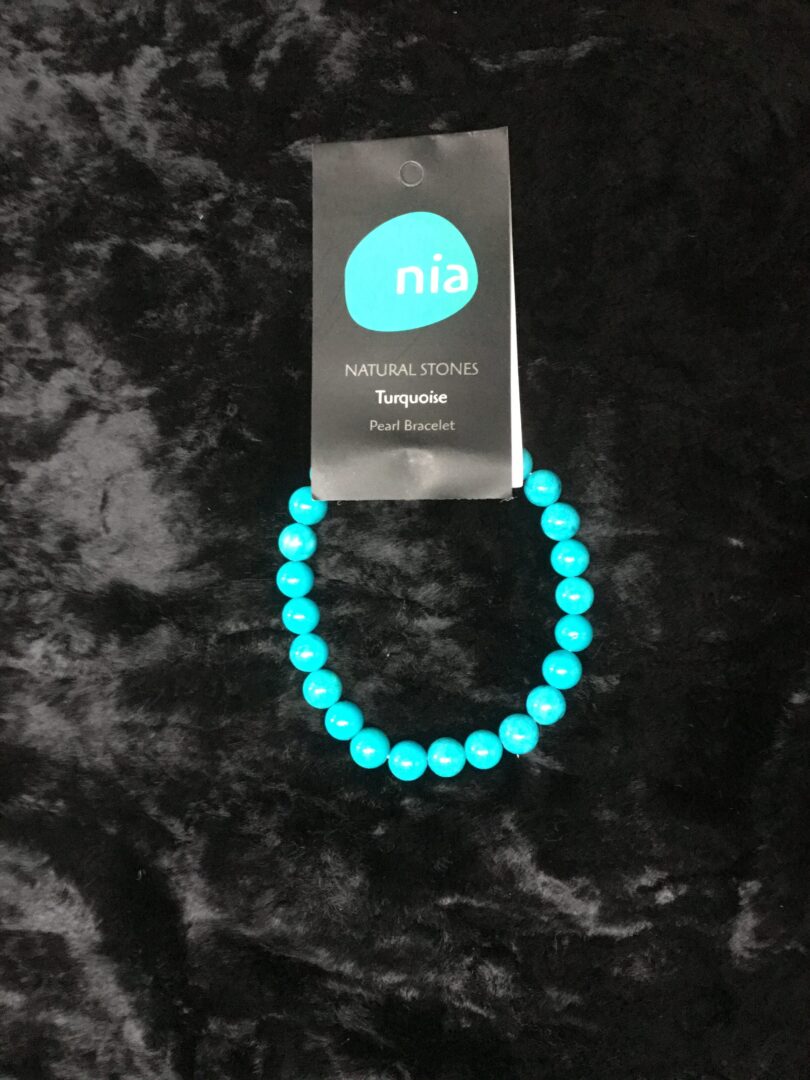 Turquoise bracelet perle