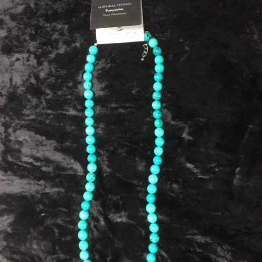 Turquoise collier perle