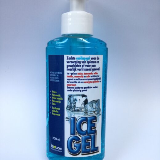 Ice gel of cooling gel