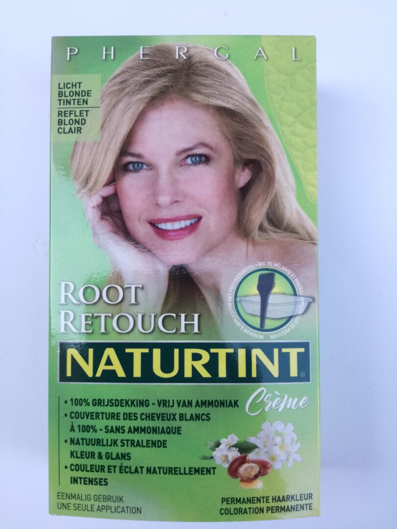 Root retouch couleur reflet blond clair